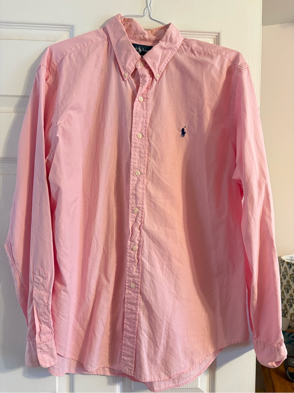Ralph Lauren Pink Long-Sleeve Button-Down Shirt